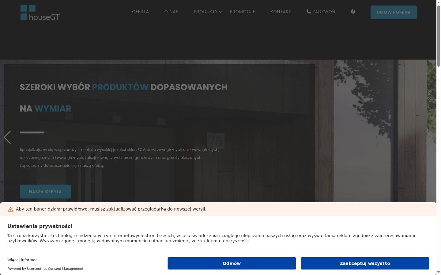 Sutikimo reklamjuostės, rodytos prieš bet kokią sąveiką, ekrano kopija