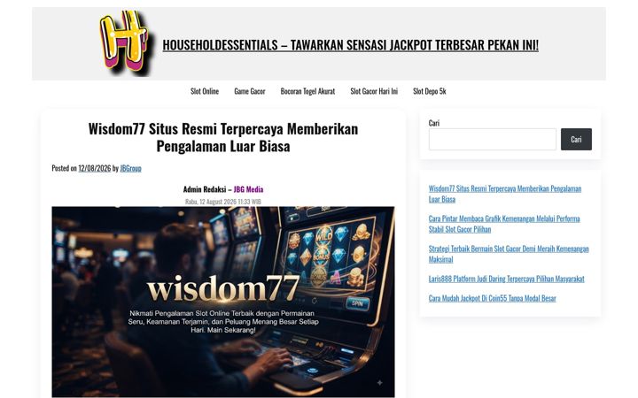 Screenshot of householdessentials.net