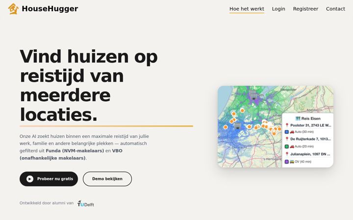 Screenshot of househugger.nl