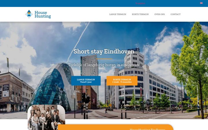 Screenshot of househuntingeindhoven.nl