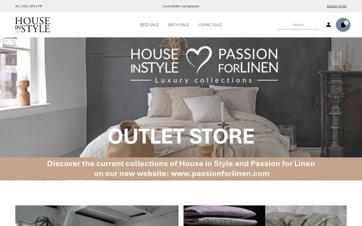 Screenshot of houseinstyle.nl