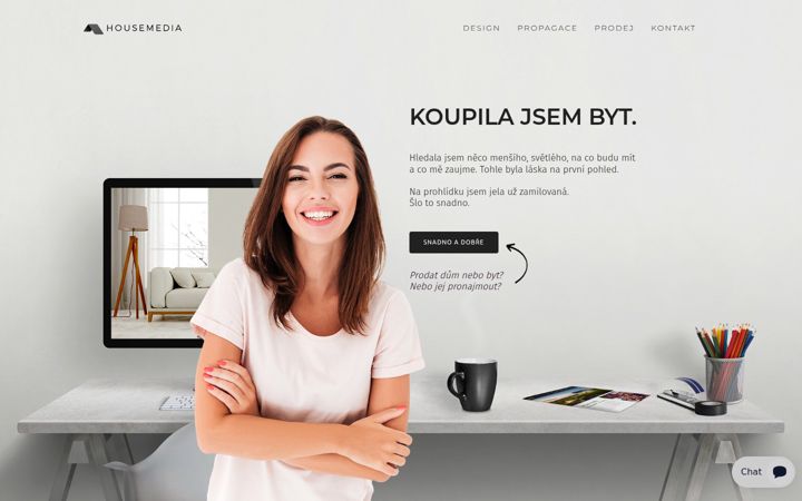 Screenshot of housemedia.cz