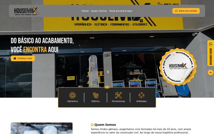 Screenshot of housemixcg.com.br