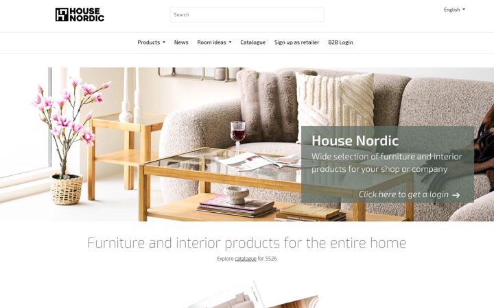 Screenshot of housenordic.dk