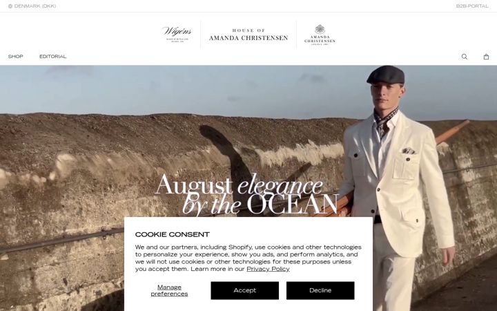 Screenshot of houseofamandachristensen.com