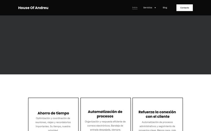 Screenshot of houseofandreu.com