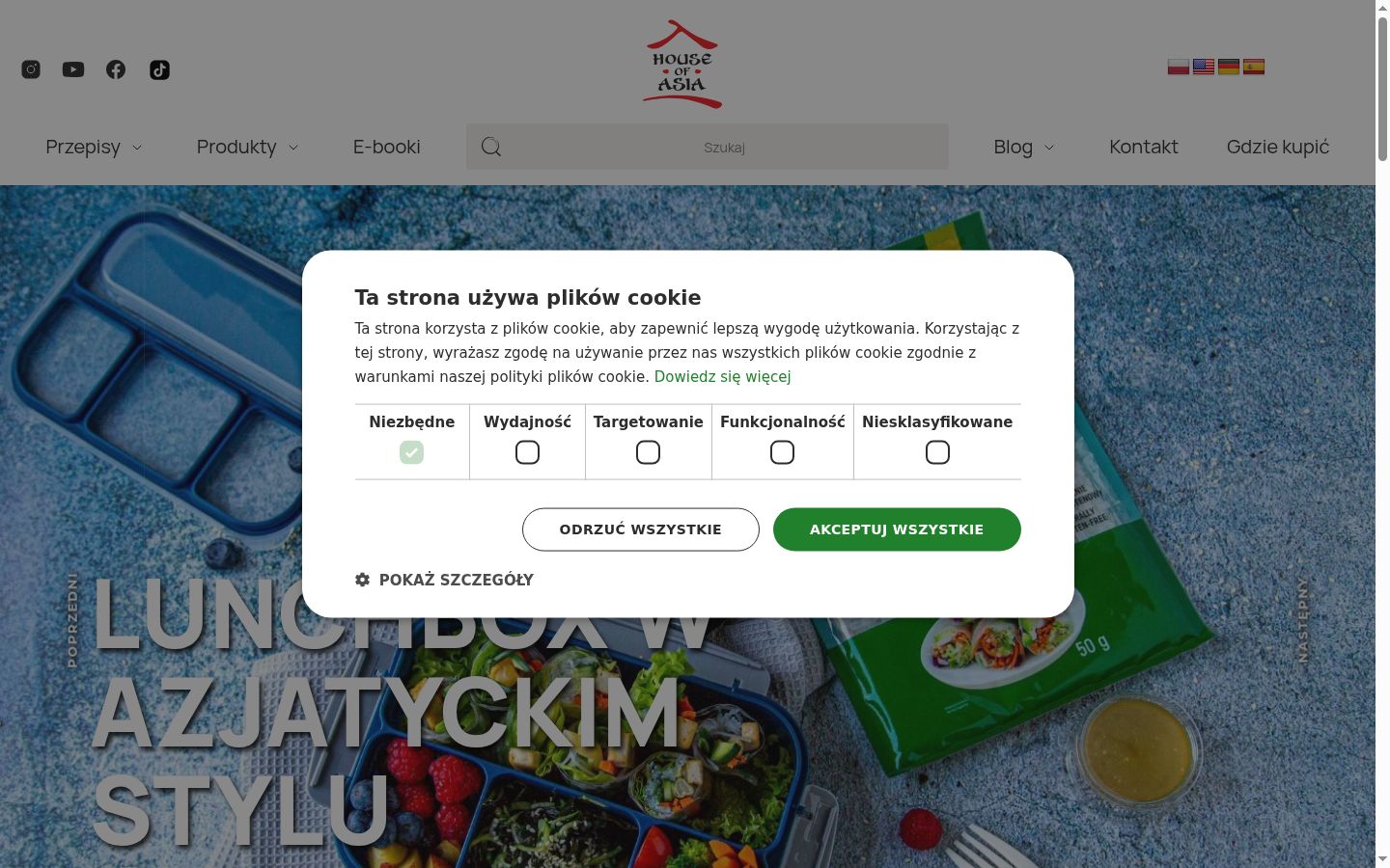 Screenshot tal-banner tal-kunsens muri qabel kwalunkwe interazzjoni