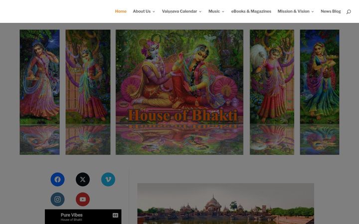 Screenshot of houseofbhakti.com