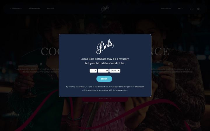 Screenshot of houseofbols.com