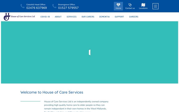 Screenshot of houseofcare.co.uk