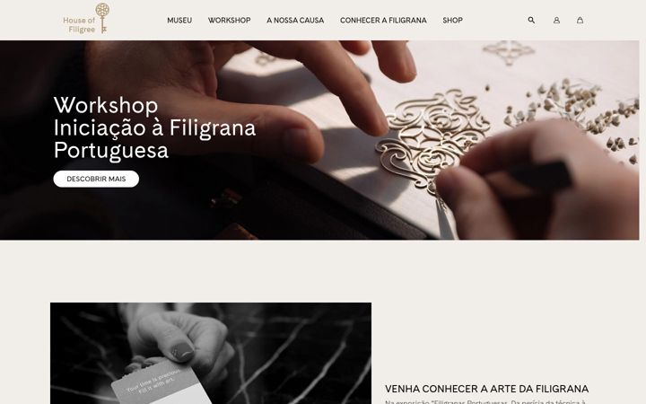 Screenshot of houseoffiligree.com