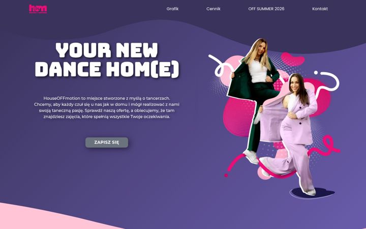Screenshot of houseoffmotion.pl