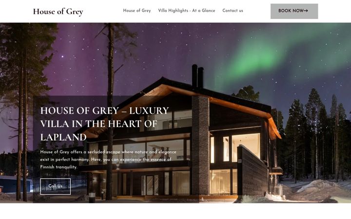 Screenshot of houseofgrey.fi