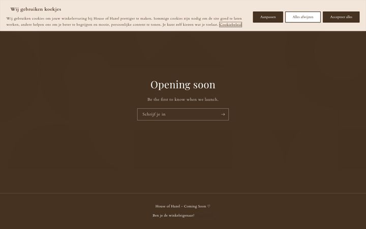 Screenshot of houseofhazel.eu
