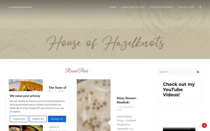 Screenshot of houseofhazelknots.com