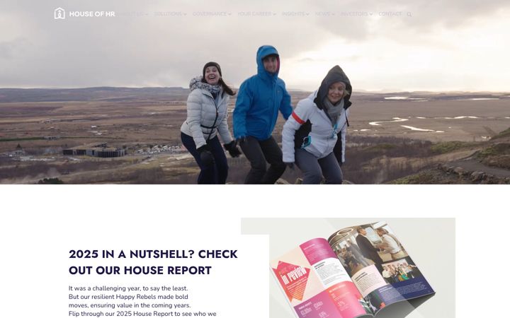 Screenshot of houseofhr.com