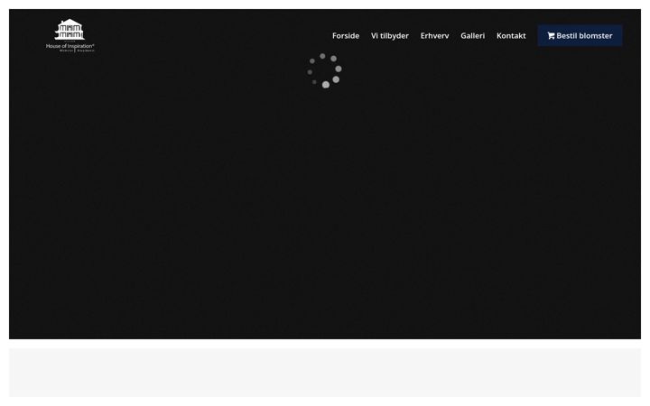 Screenshot of houseofinspiration.dk