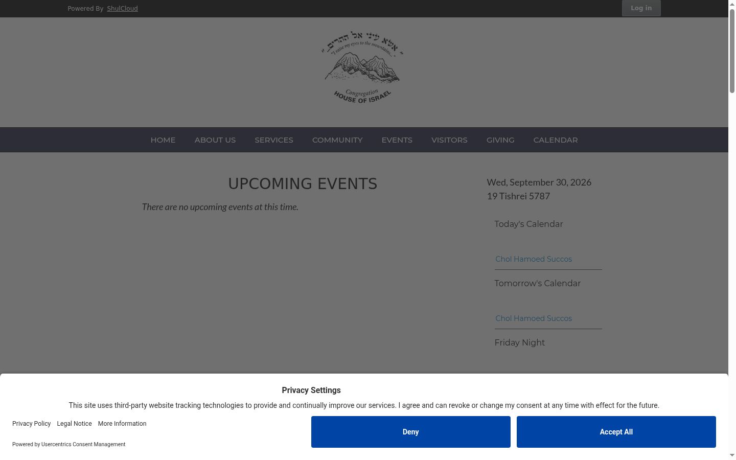 Screenshot tal-banner tal-kunsens muri qabel kwalunkwe interazzjoni