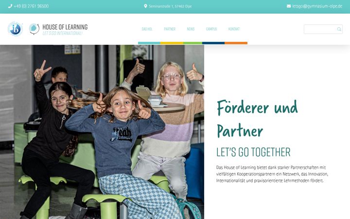 Screenshot of houseoflearning.de