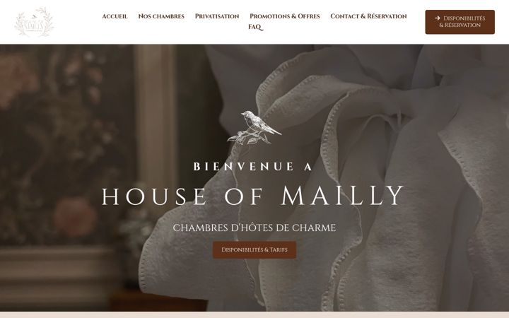 Screenshot of houseofmailly.com