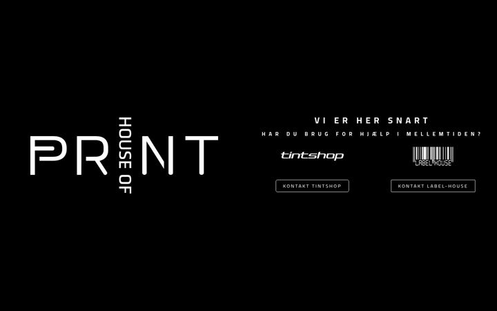 Screenshot of houseofprint.dk