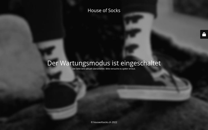 Screenshot of houseofsocks.ch