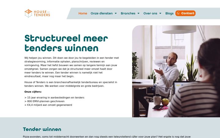 Snímek obrazovky houseoftenders.nl