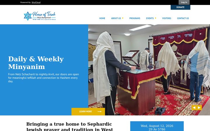Screenshot of houseoftorahwh.com