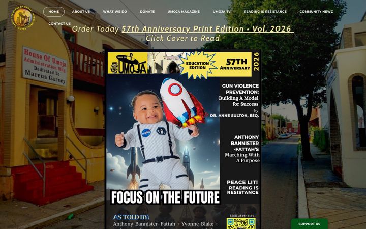 Screenshot of houseofumoja.net