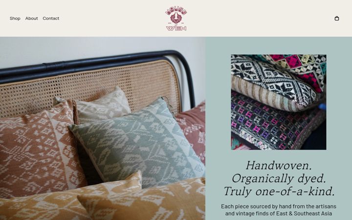 Screenshot of houseofwendesign.com