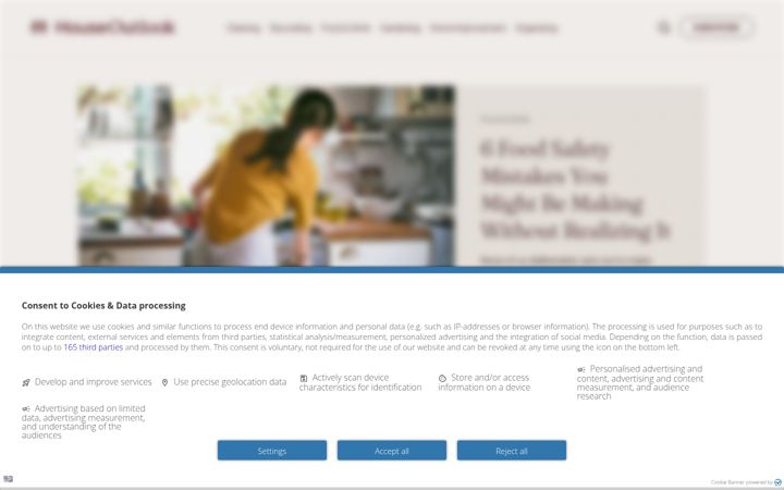 Screenshot of houseoutlook.com