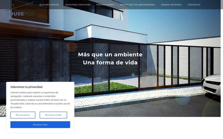 Screenshot of houseplus.eu