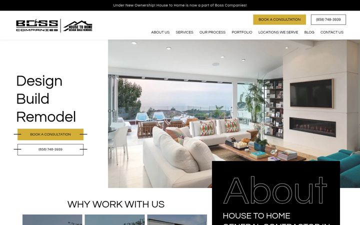 Screenshot of housetohome.com