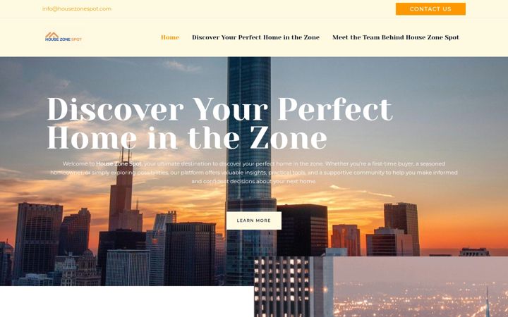 Screenshot of housezonespot.com