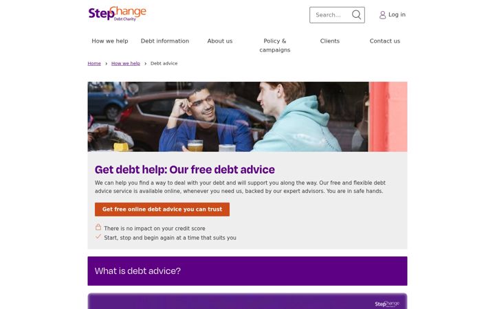 Screenshot of housing-debt-helpline-wales.org