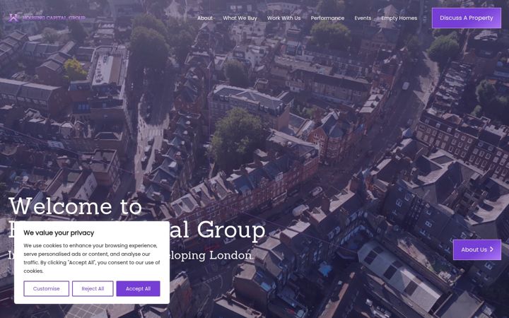 Screenshot of housingcapitalgroup.com