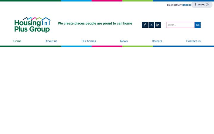 Screenshot of housingplusgroup.co.uk