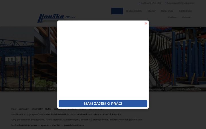 Screenshot of houskaok.cz