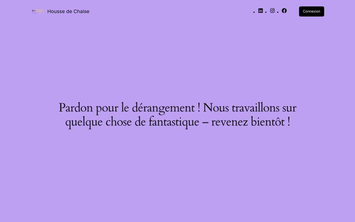 Screenshot of houssechaise.com