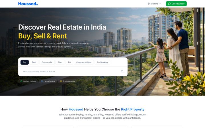Screenshot of houssed.com