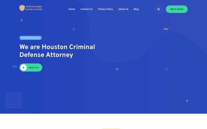 Screenshot of houstoncriminaldefenseattorney.net