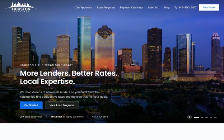 Screenshot of houstonmortgage.com