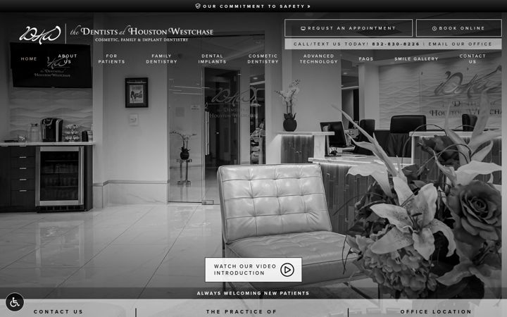 Screenshot of houstonwestchasedentists.com