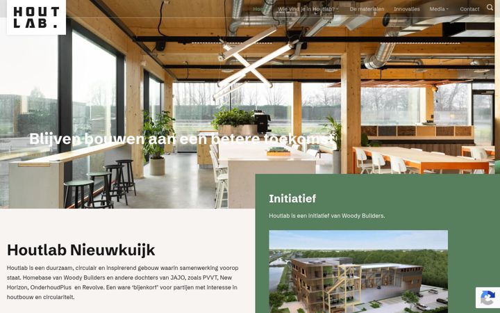 Screenshot of houtlab.nl