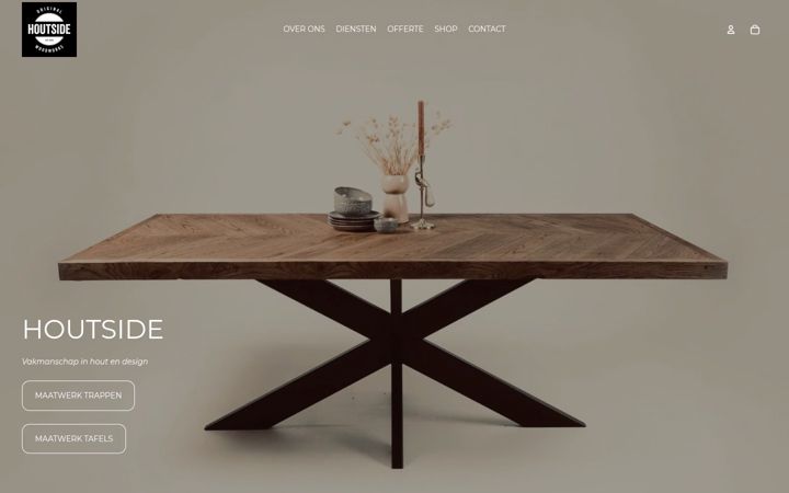 Screenshot of houtside.nu