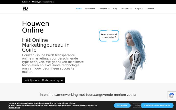 Screenshot of houwenonline.nl