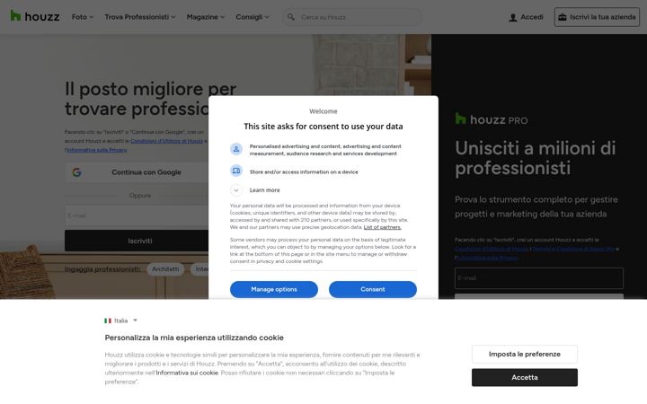 Screenshot of houzz.it