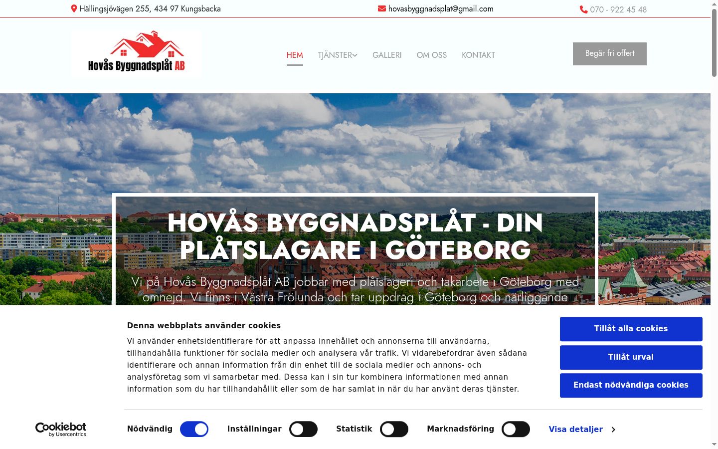 Snímka obrazovky banera súhlasu zobrazeného pred akoukoľvek interakciou