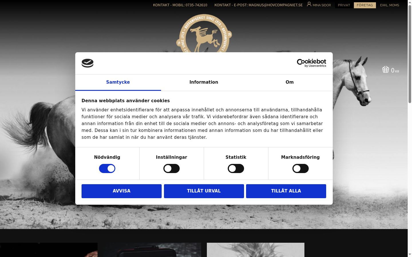 Screenshot tal-banner tal-kunsens muri qabel kwalunkwe interazzjoni
