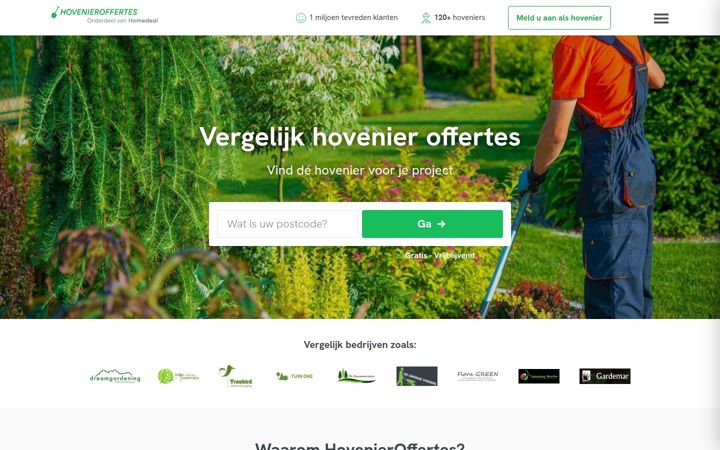 Screenshot of hovenieroffertes.be